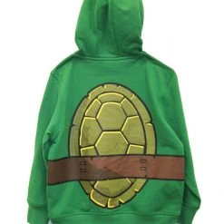 Isaac Morris TMNT Boys Green Costume Hoodie Sweatshirt
