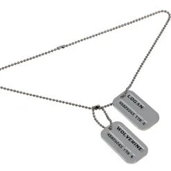 Costume Agent Accessories / Footwear Wolverine Logan 2 Sided Dog Tag Necklace