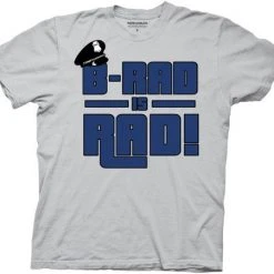 Ripple Junction Workaholics B-Rad Is Rad Adult Light Gray T-shirt