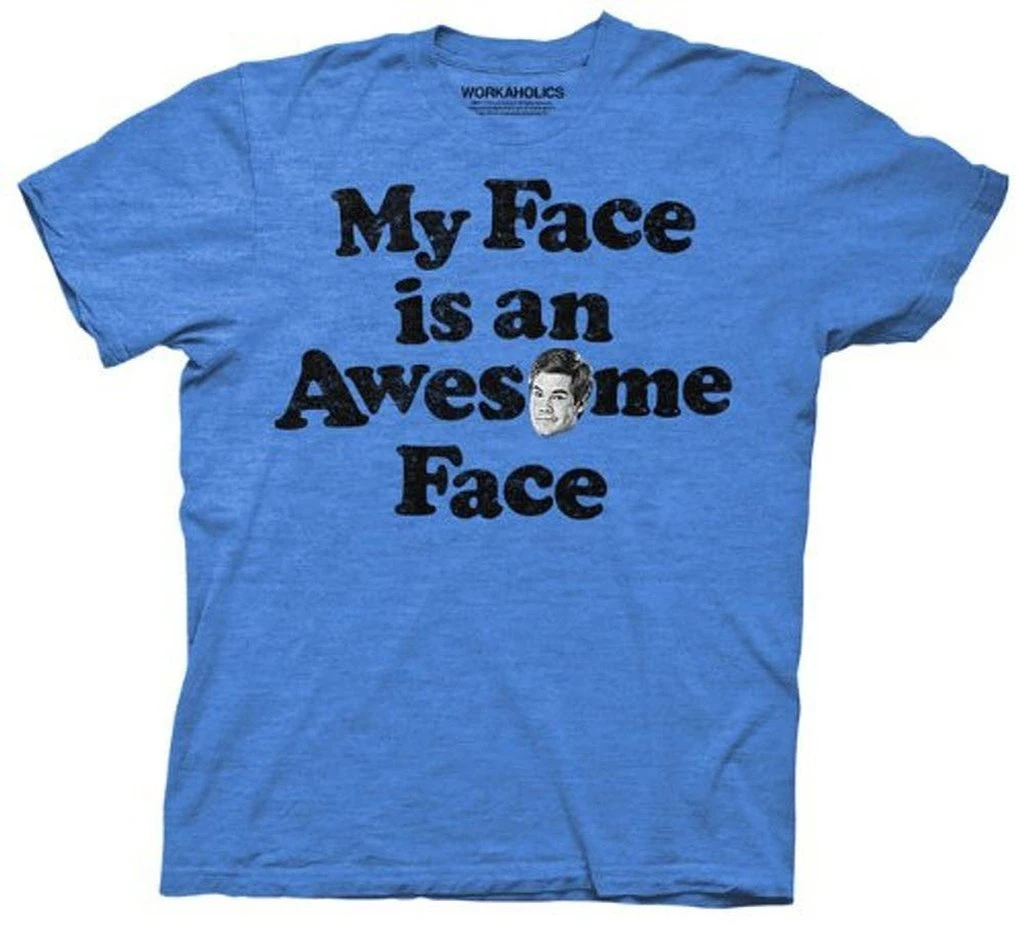 Ripple Junction Workaholics Adam My Face Is An Awesome Face T-Shirt Shirts / Tops 1 Ripple Junction Workaholics Adam My Face Is An Awesome Face T-Shirt Shirts / Tops