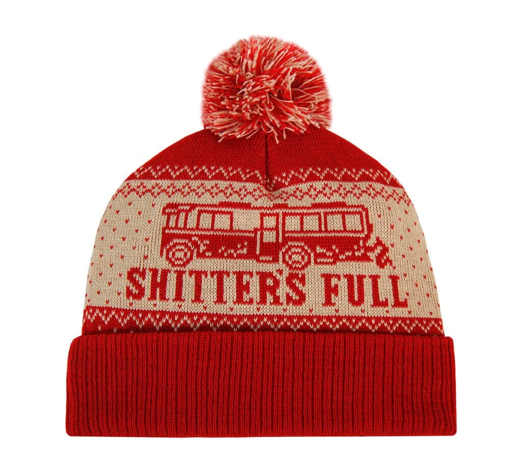 Ripple Junction Christmas Vacation Shitter's Full Pom Beanie Beanies 1 Ripple Junction Christmas Vacation Shitter's Full Pom Beanie Beanies