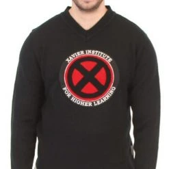 Mighty Fine Xavier Institute Chenille Patch Sweater