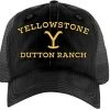 TVStoreOnline Yellowstone Dutton Ranch Black Trucker Hat 66-11