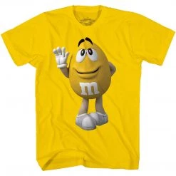 Mad Engine M&M's Candy Character Face Adult T-Shirt Shirts / Tops